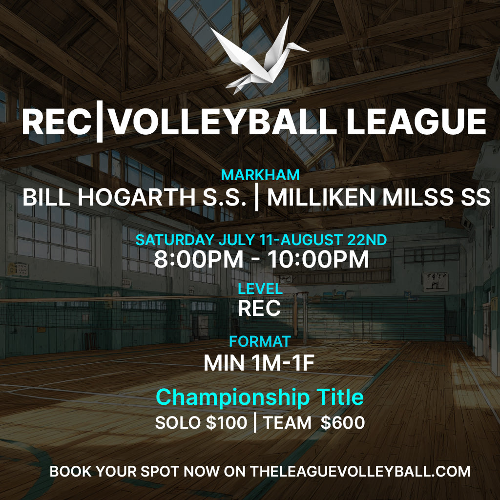 REC CO-ED VOLLEYBALL LEAGUE (Markham)
