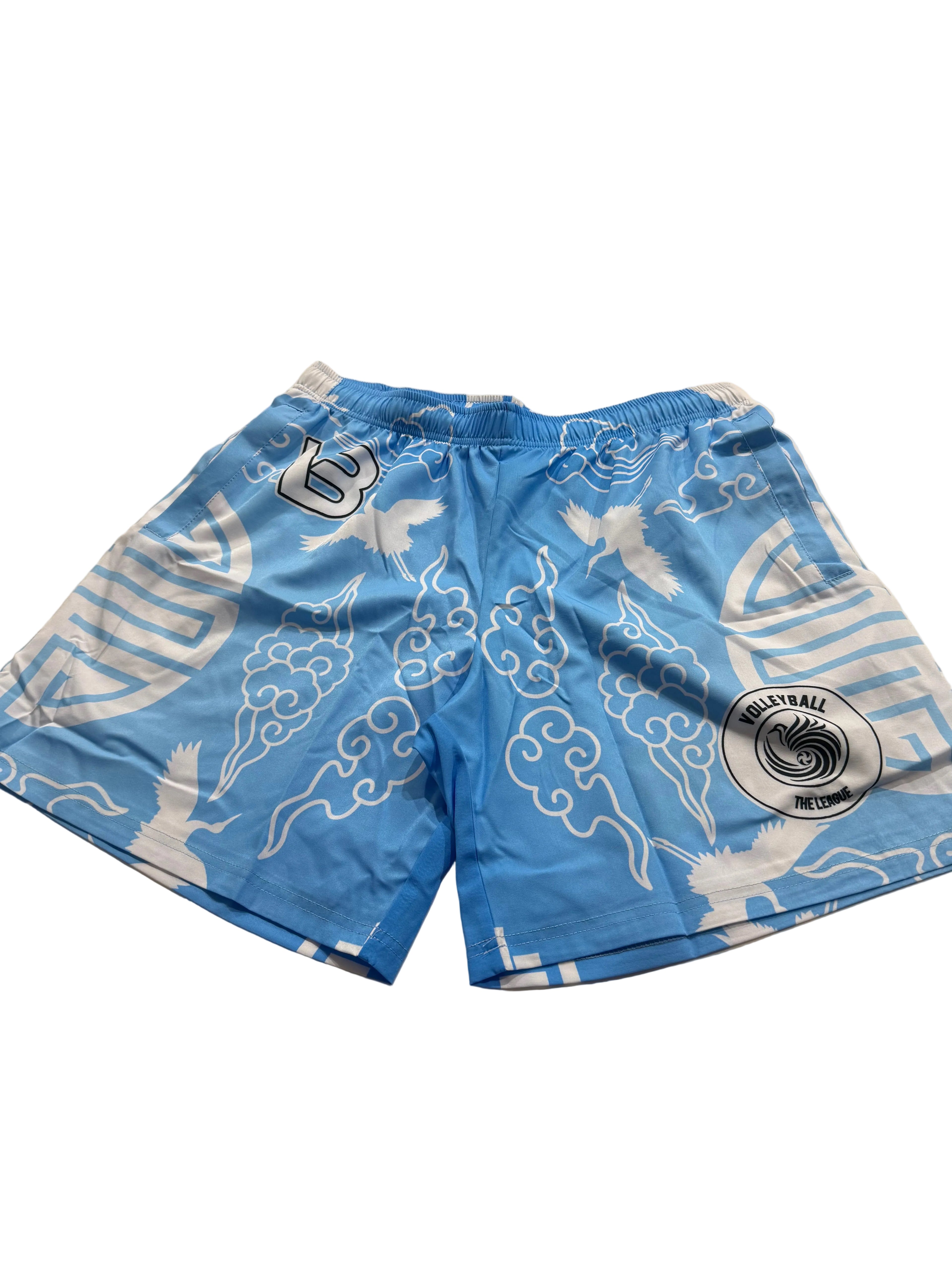 THE LEAGUE VOLLEYBALL SHORTS V7 (BLUE SKY)